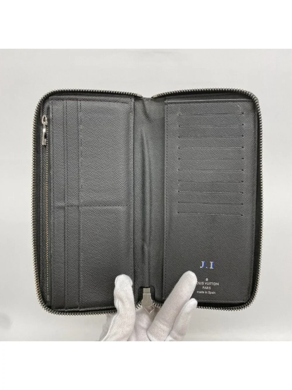 Louis Vuitton Wallet Monogram Eclipse Zippy Vertical Black